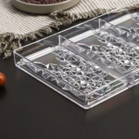 Форма для шоколада и конфет KONFINETTA «Иней», 3 ячейки, 27,5×17,5×2,5 см, ячейка 15,3×7,5×0,8 см Форма для шоколада и конфет KONFINETTA «Иней», 3 ячейки, 27,5×17,5×2,5 см, ячейка 15,3×7,5×0,8 см