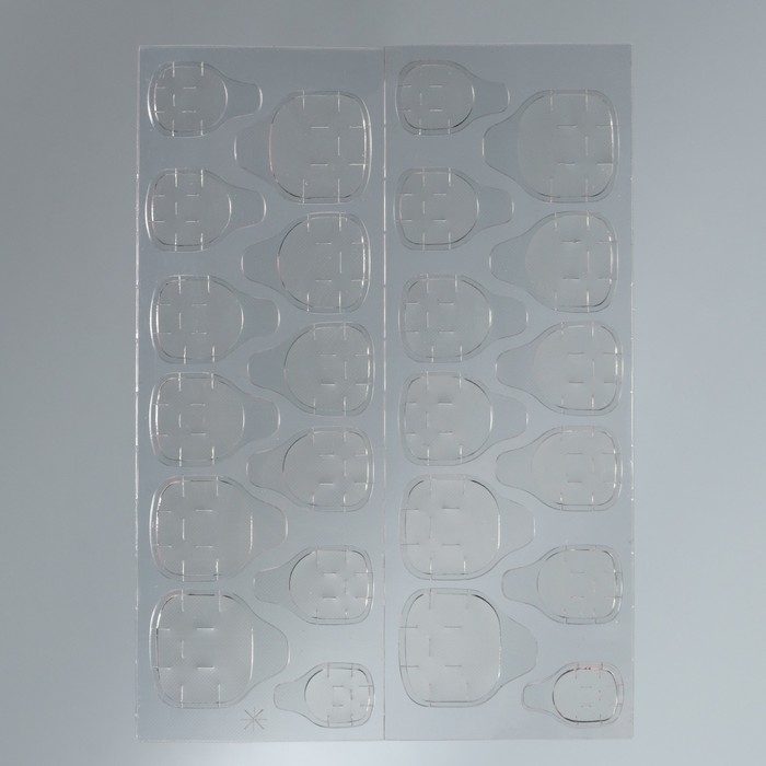 Накладные ногти &laquo;Тёмный беж&raquo;, 24 шт, клеевые пластины, форма квадрат, цвет глянцевый темно-бежевый