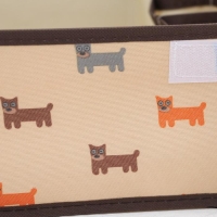 Органайзер для хранения белья с крышкой &laquo;Собачки&raquo;, 13 отделений, 32,5&times;24&times;12 см, цвет бежевый