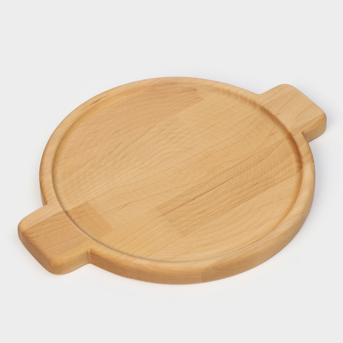 Подставка для сковороды Adelica, 30&times;24&times;1,8 см, внутренний диаметр 22 см, берёза