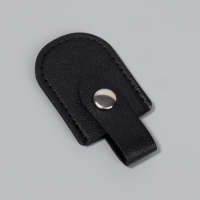 Чехол для хранения маникюрных инструментов, на кнопке, 6,8 &times; 3,8 см, цвет чёрный