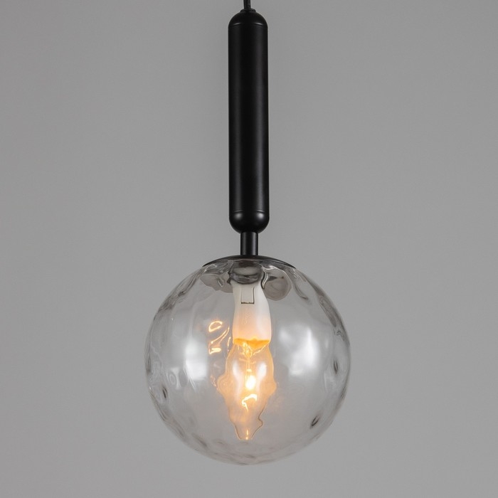 Светильник BayerLux "Джавиер" Е14 40Вт черно-прозрачный 15х15х35-185 см