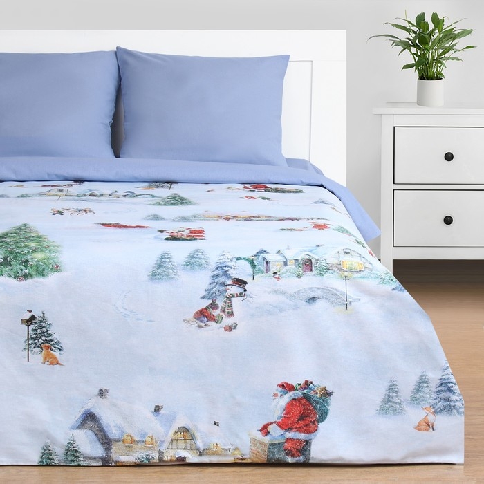 Постельное бельё &laquo;Этель&raquo; евро Magic time 200х217 см,220х240 см,70х70 см -2 шт,бязь 125 г/м2