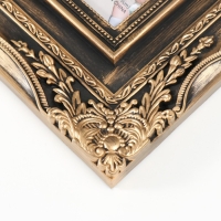 Фоторамка пластик на 2 фото 10х15 см "Герб ажурный" под бронзу 40х30,5 см Фоторамка пластик на 2 фото 10х15 см "Герб ажурный" под бронзу 40х30,5 см