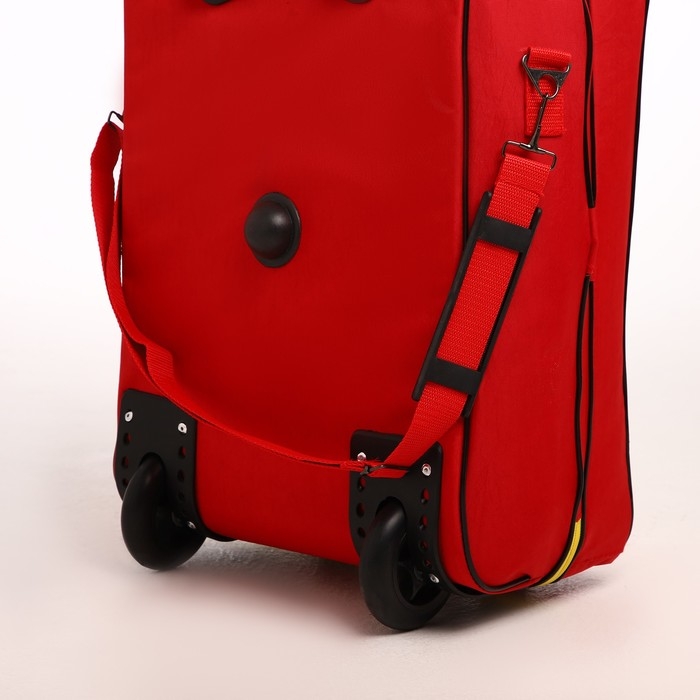 Чемодан детский 32 л (S) Sacvoyage, отдел на молнии, цвет красный