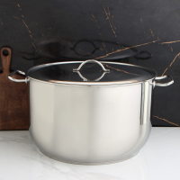 Кастрюля цельнотянутая «Профи», 40 л, d=45 см, капсульное дно, индукция Кастрюля цельнотянутая «Профи», 40 л, d=45 см, капсульное дно, индукция