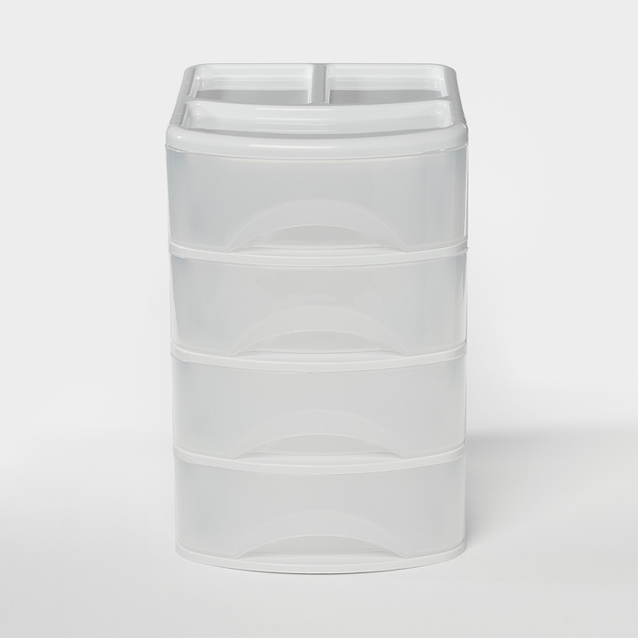 Мини-комод 4-х секционный &laquo;Минибокс&raquo;, цвет МИКС