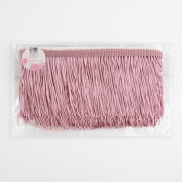 Тесьма декоративная &laquo;Бахрома&raquo;, 10 см, 5 &plusmn; 0,5 м, цвет пудровый