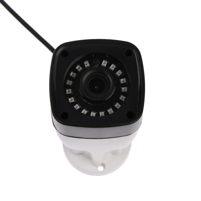 Видеокамера уличная Si-Cam SC-HL101FP IR, AHD, 1 Мп, f=3.6 мм, день/ночь, IP66, белая