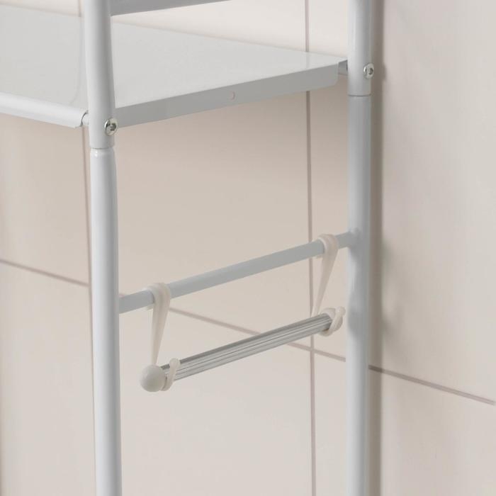 Стеллаж над унитазом, 50&times;32&times;166 см, цвет белый