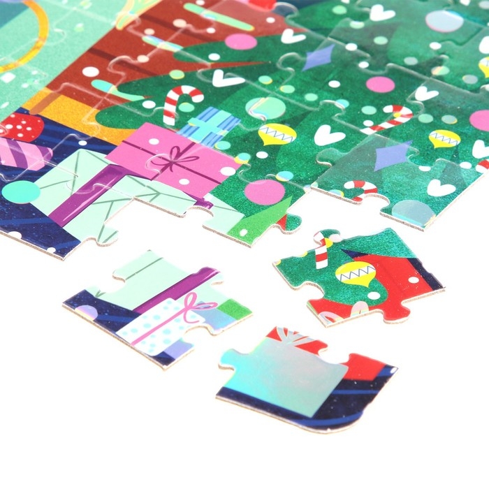 Голографический пазл &laquo;В ожидании Нового года&raquo;, 120 деталей