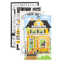 Набор кухонных полотенец Доляна &laquo;Любимый дом&raquo;, 35х60см-4шт, 100% хлопок