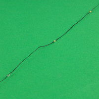 Гирлянда &laquo;Нить&raquo; 10 м роса, IP44, серебристая нить, 100 LED, свечение тёплое белое, 2 режима, солнечная батарея