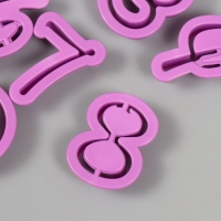 Каттер для полимерной глины "Цифры" набор 10 шт Каттер для полимерной глины "Цифры" набор 10 шт