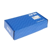 Смеситель для кухни ZEIN ZC2029, двухвентильный, гибкий излив, кран-букса латунь 1/2", черный/хром