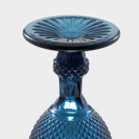 Набор бокалов из стекла Magistro &laquo;Вилеро&raquo;, 280 мл, 6 шт, цвет синий