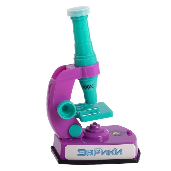 Микроскоп &laquo;Эврики&raquo;, световые эффекты, сменные линзы, увеличение x100, x300, x600