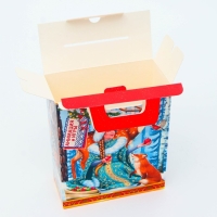 Новый год. Подарочная коробка Новогодняя Презент "В гостях у сказки" с анимацией 15,5 х 7 х 19 см. Новый год. Подарочная коробка Новогодняя Презент "В гостях у сказки" с анимацией 15,5 х 7 х 19 см.