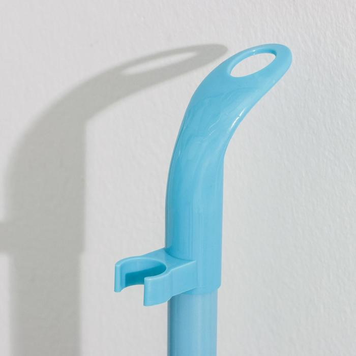 Щётка для пола Доляна, совок 25&times;26 см, щётка 23 см, металлическая ручка 78 см, цвет МИКС