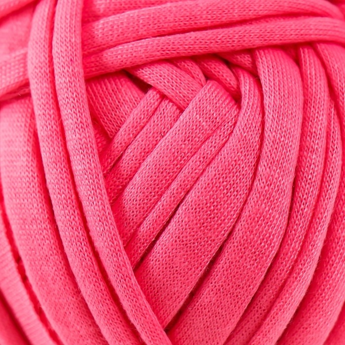 Пряжа трикотажная 100% хлопок "Лентино mini" 100 гр 40 м цвет 10 тёплый розовый