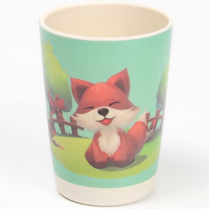 Набор бамбуковой посуды &laquo;Мельница&raquo;, 5 предметов: тарелка, миска, стакан, вилка, ложка