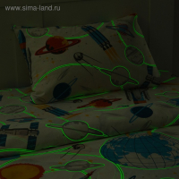 Постельное бельё Этель 1,5 сп «Ракеты», 143х215 см, 150х214 см, 50х70 см -1 шт, 100% хлопок, бязь Постельное бельё Этель 1,5 сп «Ракеты», 143х215 см, 150х214 см, 50х70 см -1 шт, 100% хлопок, бязь