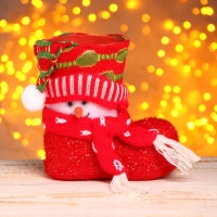 Подарочная упаковка &laquo;Сапожок&raquo;, снеговик