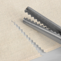 Ножницы &laquo;Зигзаг&raquo;, 9", 23 см, шаг - 5 мм, цвет чёрный