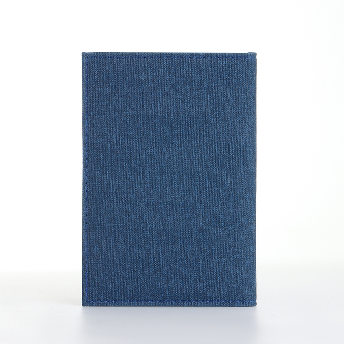 Обложка для паспорта, цвет синий Обложка для паспорта, цвет синий