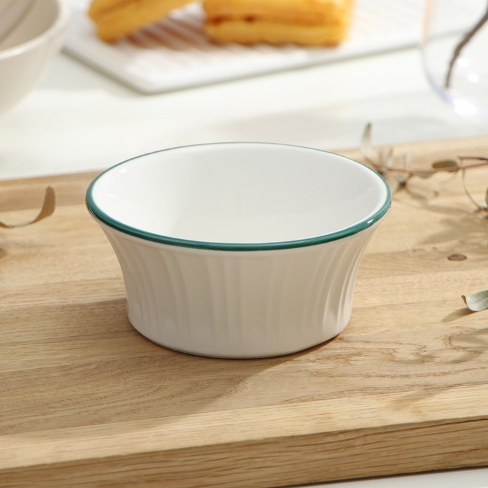 Рамекин из жаропрочной керамики Доляна &laquo;Тропики&raquo;, 250 мл, d=11 см