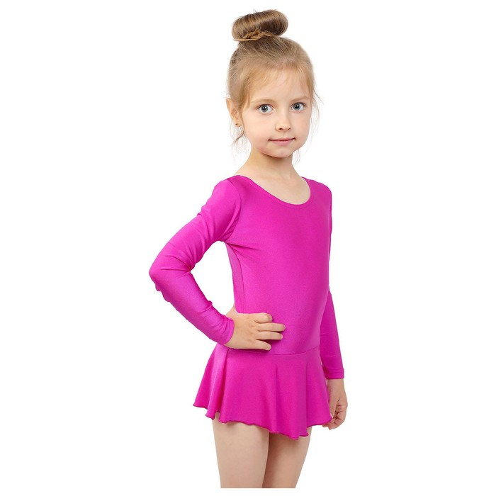 Купальник для гимнастики и танцев Grace Dance, р. 28, цвет лиловый