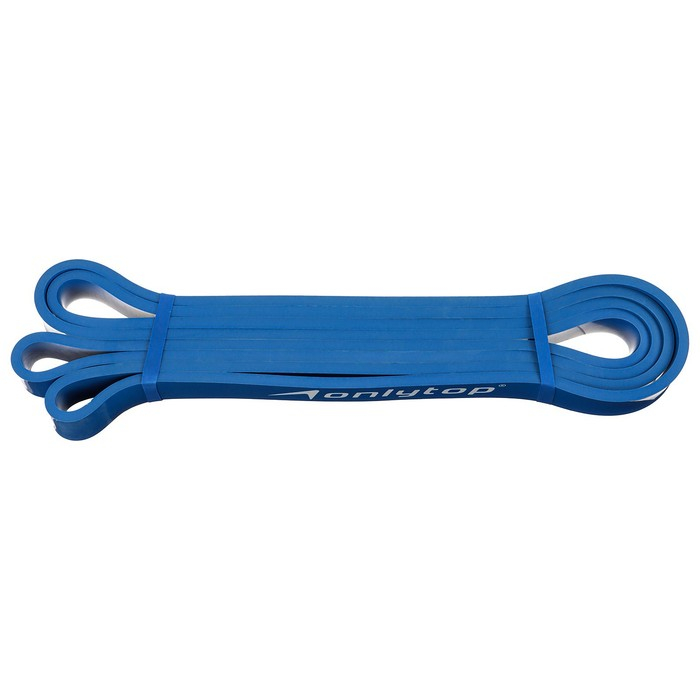 Эспандер ленточный многофункциональный ONLYTOP, 208х2,2х0,5 см, 5-22 кг, цвет синий Эспандер ленточный многофункциональный ONLYTOP, 208х2,2х0,5 см, 5-22 кг, цвет синий