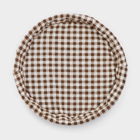 Корзинка для подачи Доляна &laquo;Домашний уют&raquo;, d=25,5 см, цвет коричневый