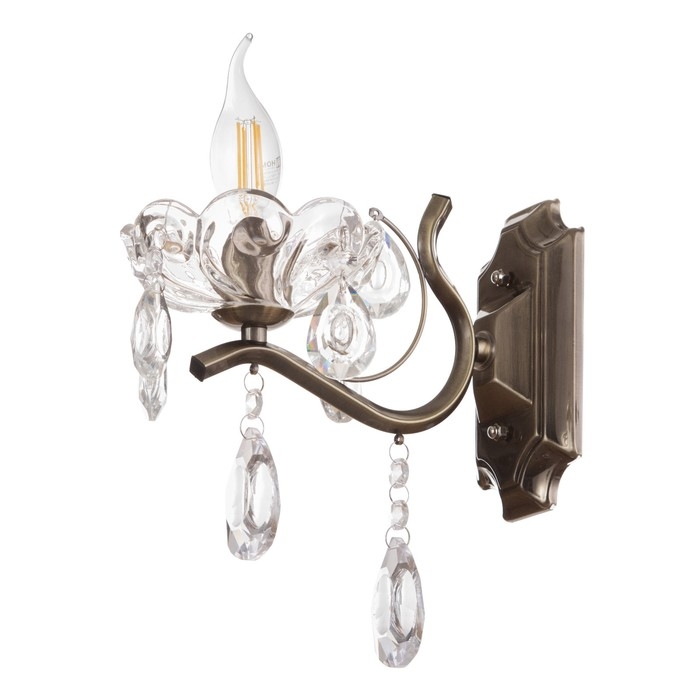 Бра Бра "Элли" 1х40Вт Е14 Античная бронза 23х13х23см