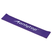 Фитнес-резинка ONLITOP, 30х5х0,15 см, нагрузка 30 кг, цвет фиолетовый Фитнес-резинка ONLITOP, 30х5х0,15 см, нагрузка 30 кг, цвет фиолетовый