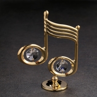 Сувенир &laquo;Ноты&raquo;,с кристаллами