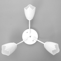 Люстра Оникс 3х15Вт E27 белый50х50х15см BayerLux Люстра Оникс 3х15Вт E27 белый50х50х15см BayerLux