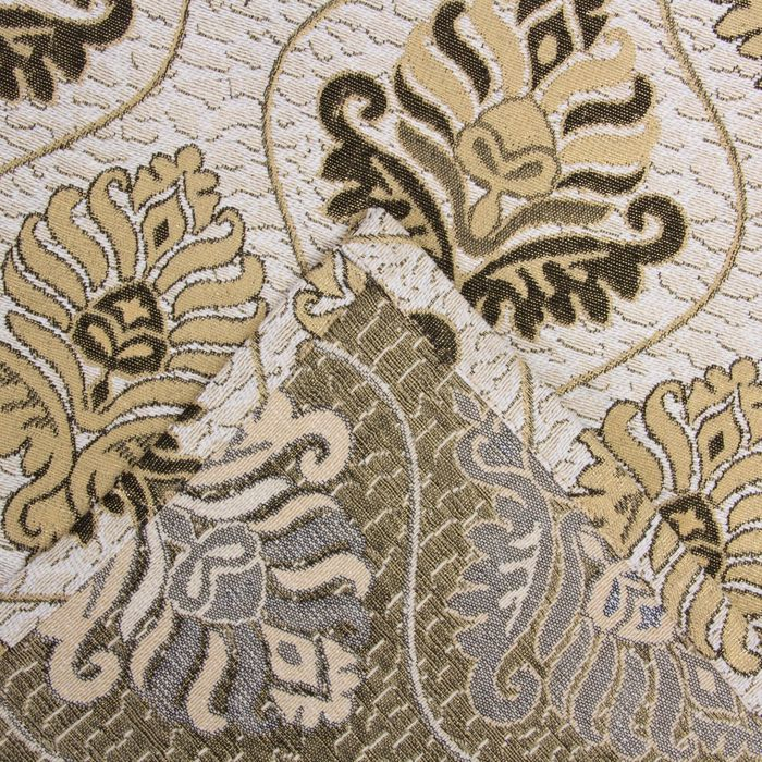 Покрывало гобеленовое Этель &laquo;Барокко&raquo;, бежевый, 240х200 см, п/э 80%, хлопок 20%, 450 г/м2