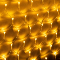 Гирлянда «Сеть-ёлка» 1 × 1 м, IP20, тёмная нить, 90 LED, свечение тёплое белое, 8 режимов, 220 В Гирлянда «Сеть-ёлка» 1 × 1 м, IP20, тёмная нить, 90 LED, свечение тёплое белое, 8 режимов, 220 В