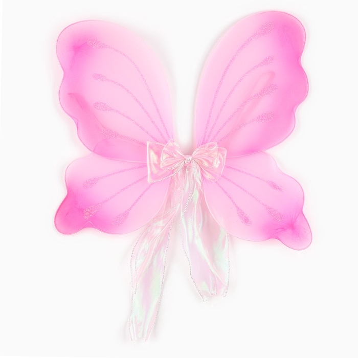 Карнавальный набор «Бабочка» 2 предмета: юбка, крылья, цвет розовый Карнавальный набор «Бабочка» 2 предмета: юбка, крылья, цвет розовый