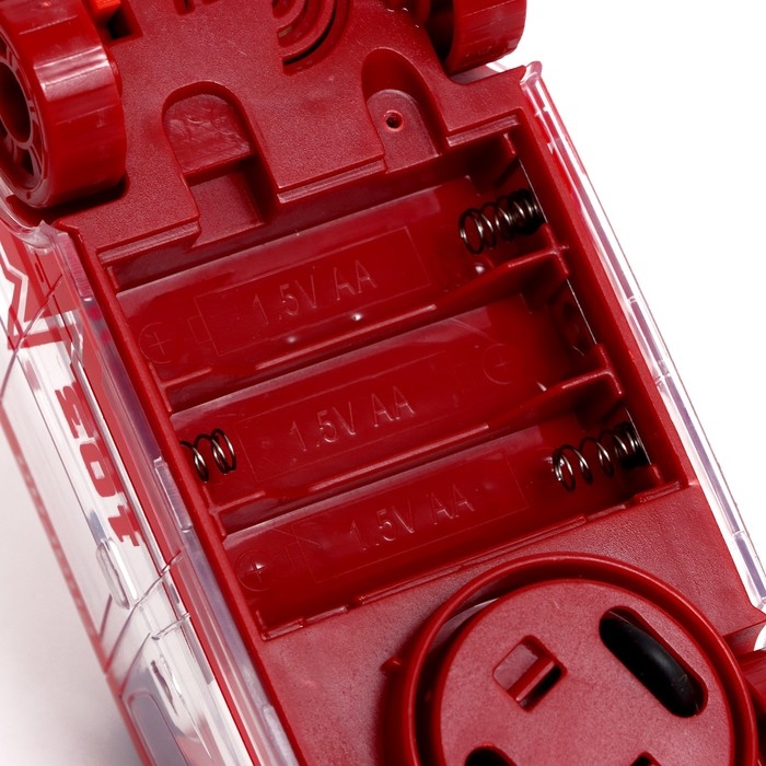 Машина-шестеренка &laquo;Скорая помощь&raquo;, русская озвучка, световые эффекты