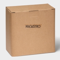 Чайная пара фарфоровая Magistro Hypnose, кружка 230 мл, блюдце 15,5 см Чайная пара фарфоровая Magistro Hypnose, кружка 230 мл, блюдце 15,5 см