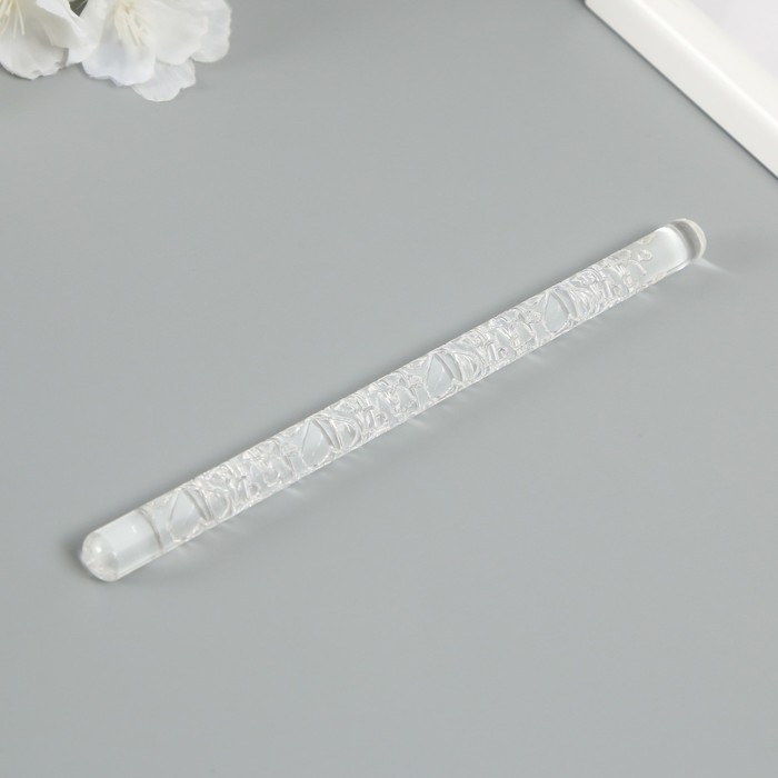 Скалка для творчества акрил Скалка для творчества акрил "Сердца" 16х1 см