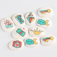 Посыпка медальоны сахарная с картинкой микс: &laquo;Подарки&raquo; для декора капкейков, торта, напитков, 20 г.