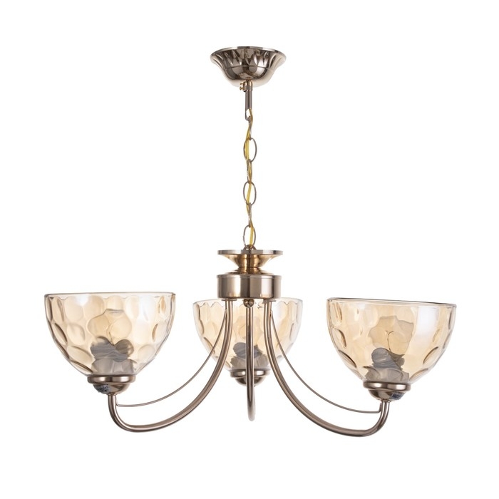 Люстра Люстра "Руби" 3х40Вт Е27 Золото 55х55х85(45)см