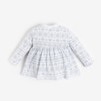 Боди-платье Крошка Я "Олени", рост 74-80 см, белый