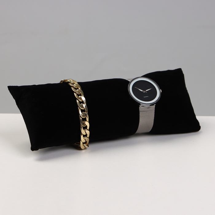 Подушка для украшений, 22&times;9&times;4 см, цвет чёрный