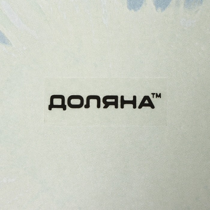 Тарелка стеклянная Доляна &laquo;Романтичный киви&raquo;, d=18 см, цвет зелёный