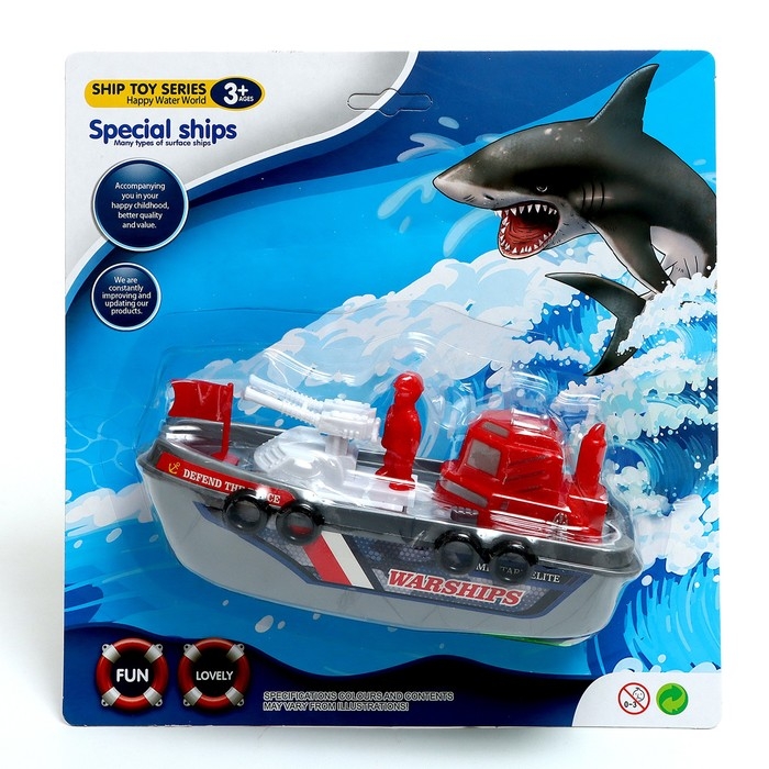 Катер &laquo;Патруль&raquo;, работает от батареек