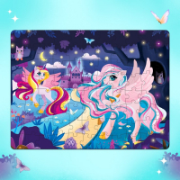 Пазлы светящиеся «Сказочные пони», 88 деталей Пазлы светящиеся «Сказочные пони», 88 деталей